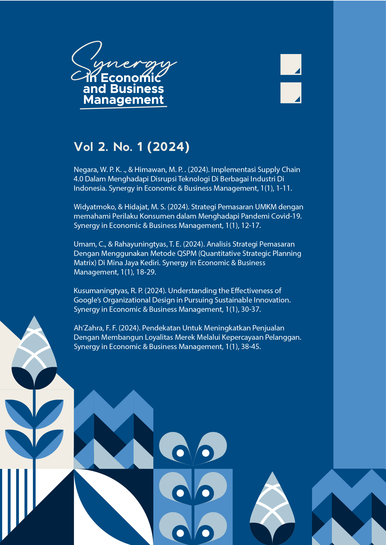 View Vol. 2 No. 1 (2025): Article in Progress