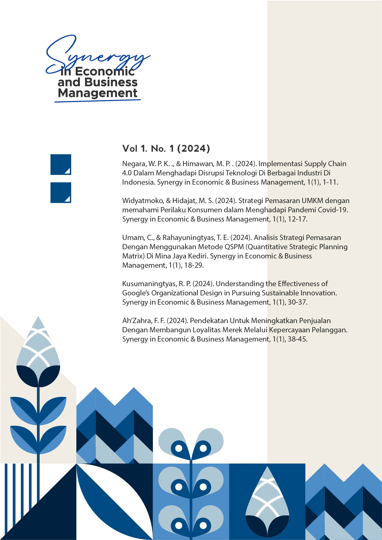 					View Vol. 2 No. 2 (2025): Strategies for a Dynamic Business Environment 
				
